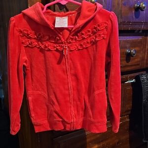 !!.  Girls  3T Red Hoodie